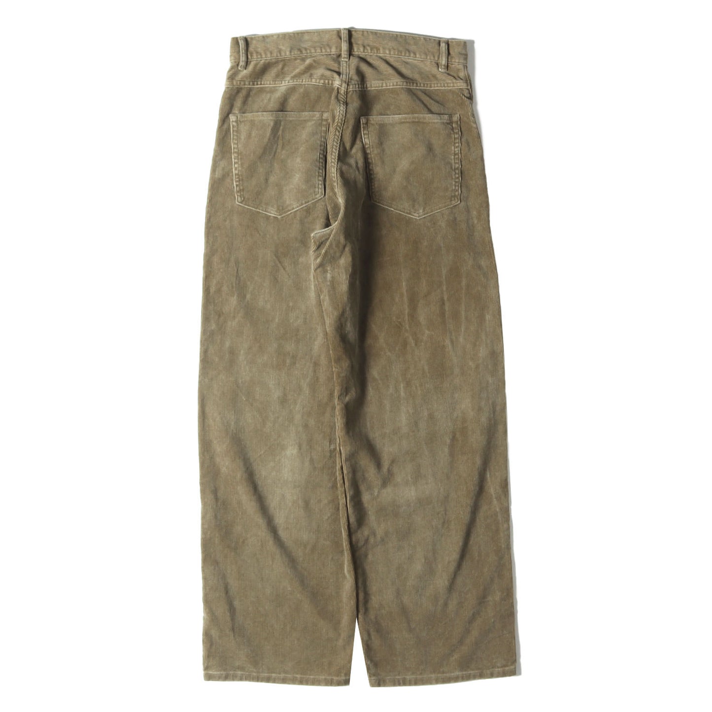 25SS 顔料染め ワイド コーデュロイパンツ(PIGMENT DYE FINX CORDUROY WIDE 5P PANTS)