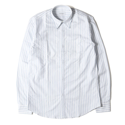 近年モデル オックスフォード ストライプ シャツ