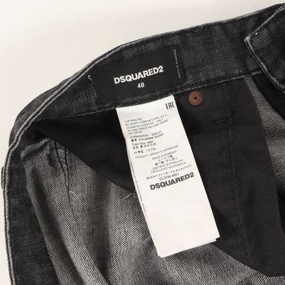 20SS ダメージ加工 ストレッチ スリム テーパード デニムパンツ(COOL GUY JEAN)