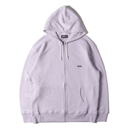 24SS スモールBOXロゴ ジップ スウェット パーカー(ZIP HOODIE)