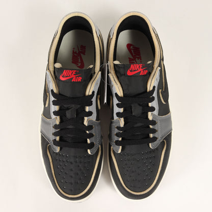 AIR JORDAN 1 RETRO LOW OG EX BLACK AND SMOKE GREY(DV0982-006)