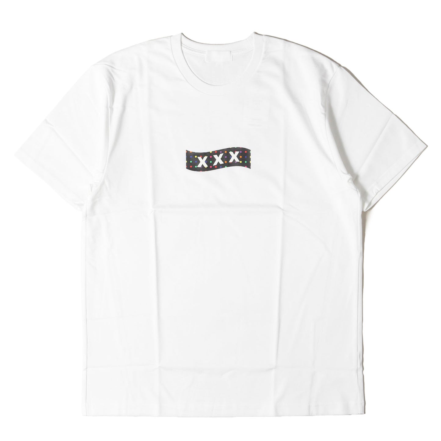 マルチドット柄 BOXロゴ Tシャツ