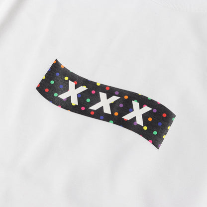 マルチドット柄 BOXロゴ Tシャツ