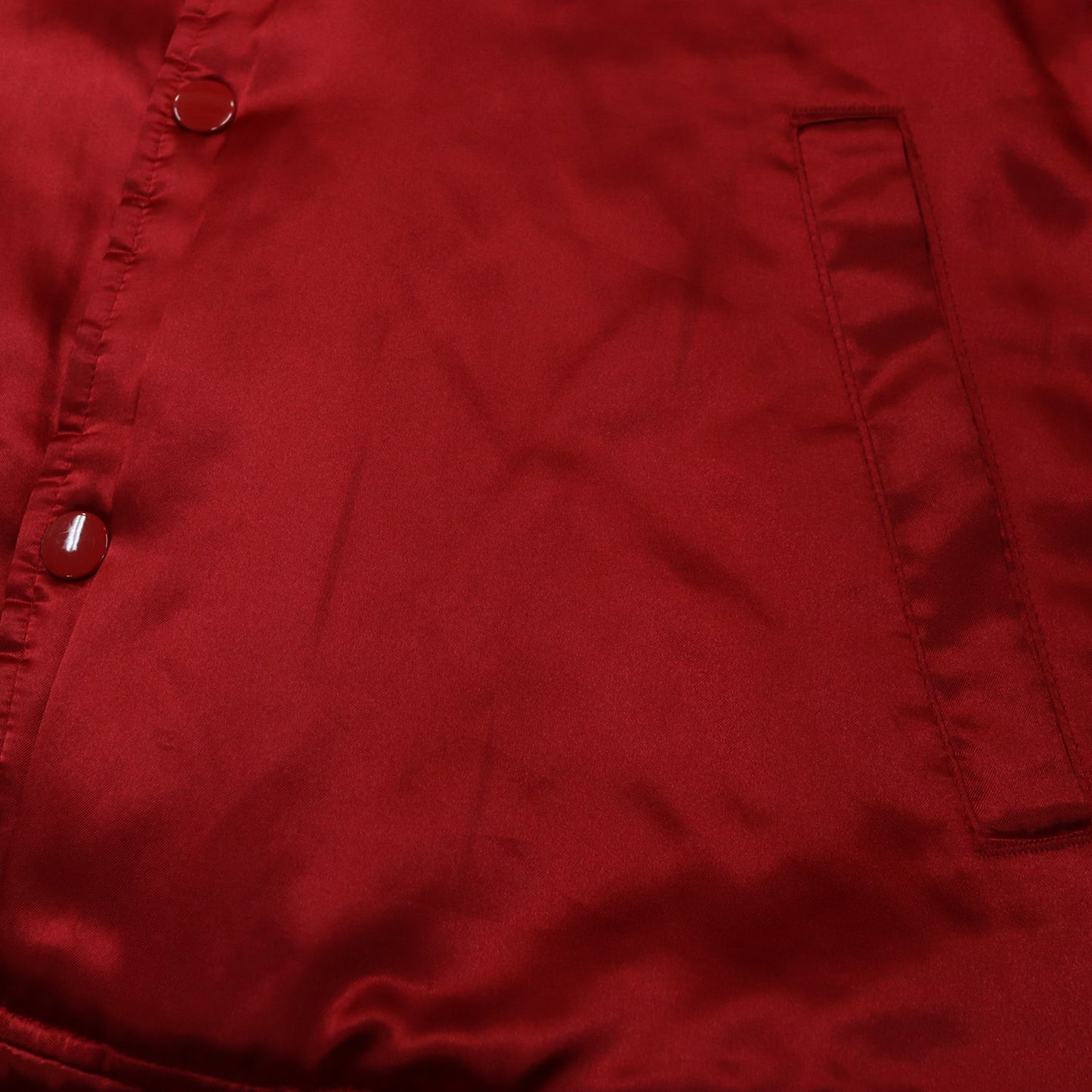 ×Champion フード付き サテン バーシティジャケット / スタジャン(Hooded Satin Varsity Jacket)