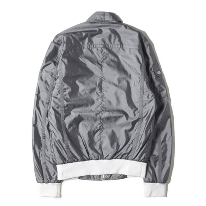 ワッペン付き フルジップ フライトジャケット