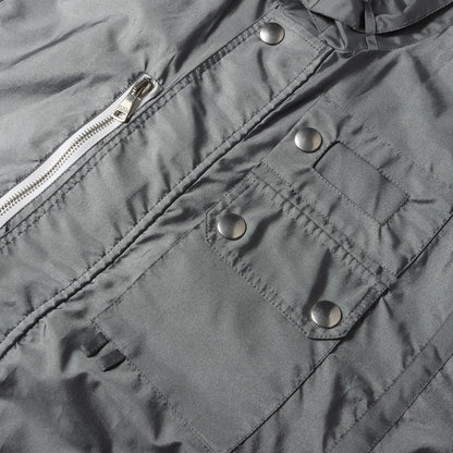 ワッペン付き フルジップ フライトジャケット