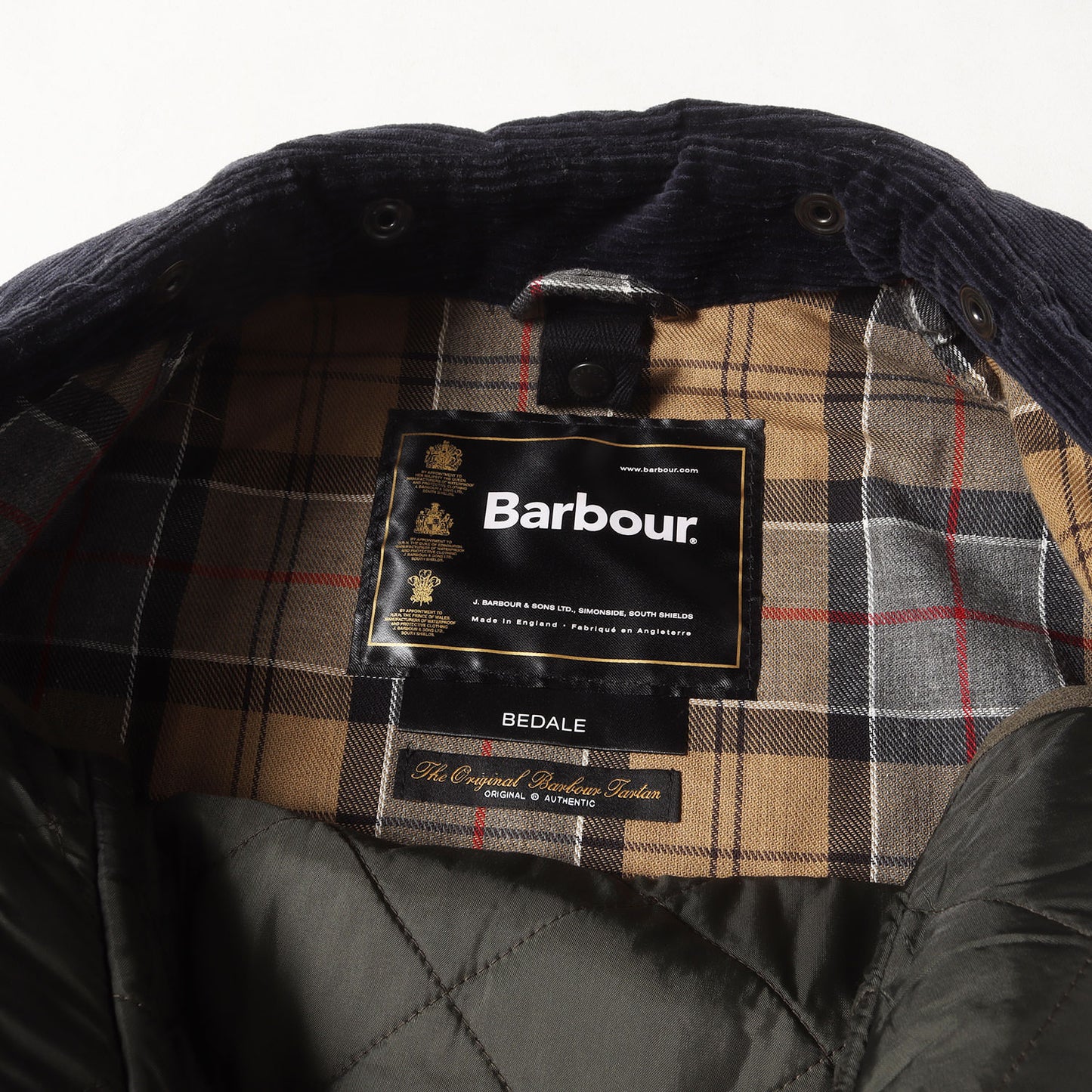 ライナーベスト付き ビデイル ワックスドコットン ジャケット (BEDALE JACKET)