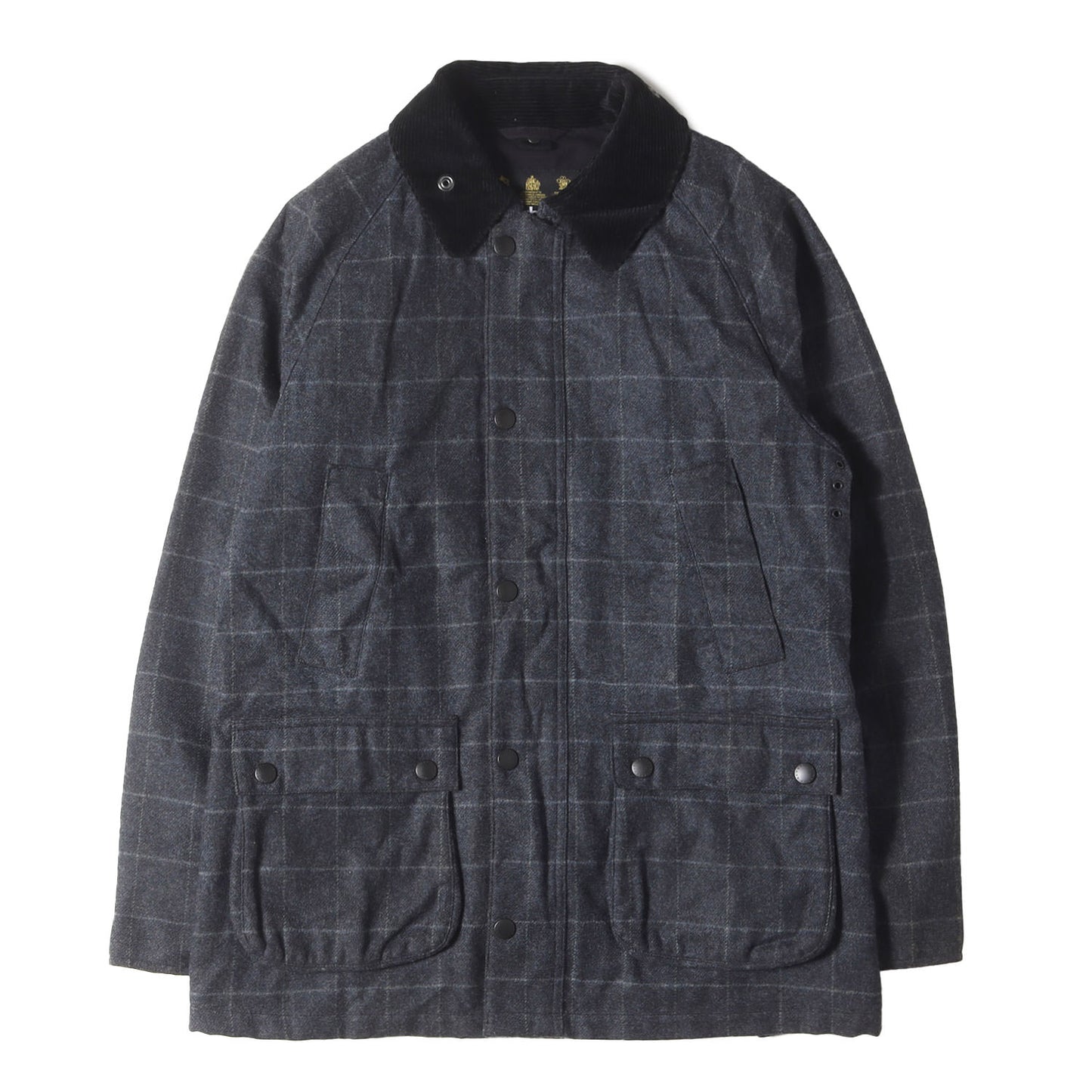 ビデイル ワックスドウール チェック スリム ジャケット (SL BEDALE JACKET)