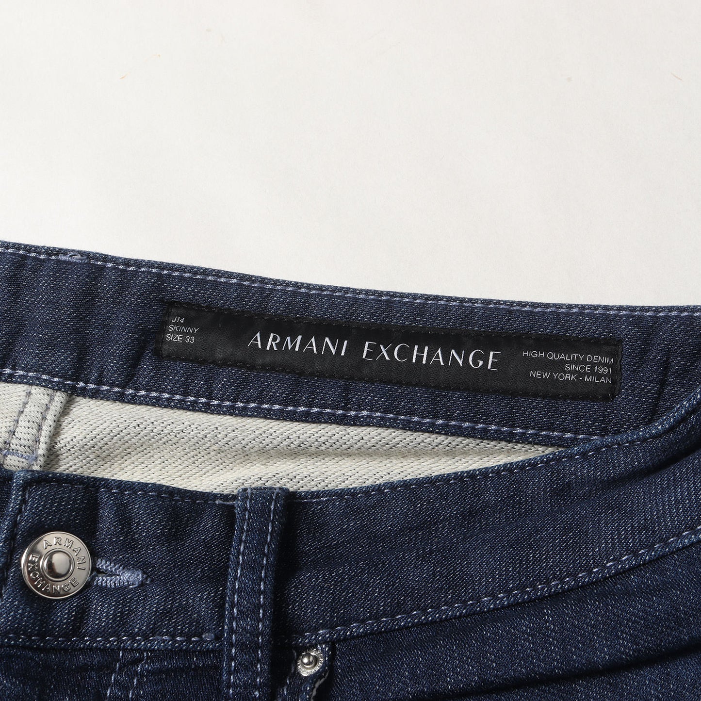 23AW ヴィンテージ加工 スキニー デニム スウェットパンツ