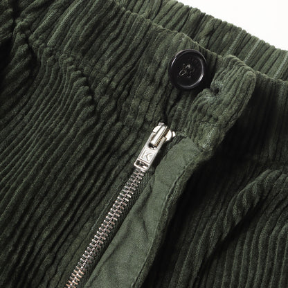 近年モデル コーデュロイ テーパード イージーパンツ(Corduroy Jogging Pants)