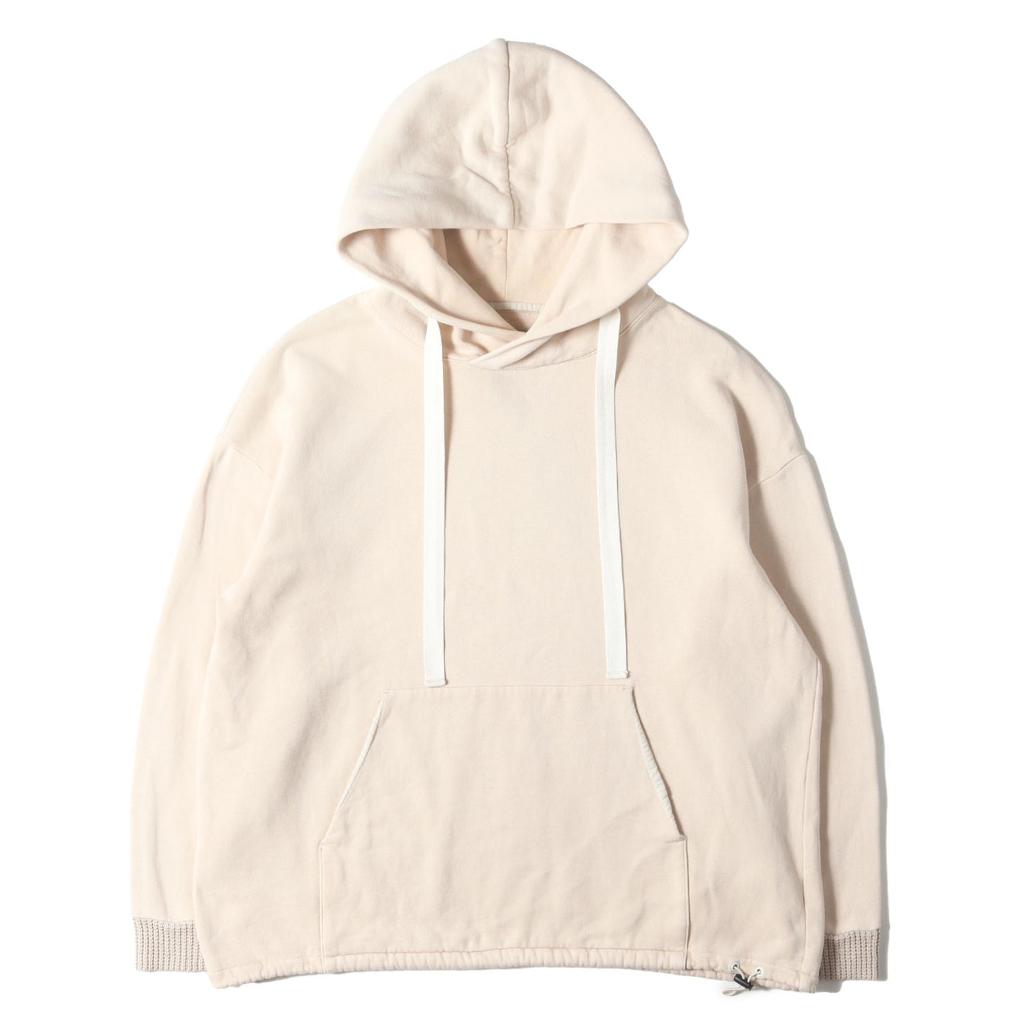 ドローコード付き スウェットパーカー