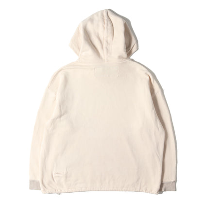 ドローコード付き スウェットパーカー