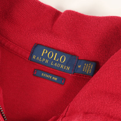 [現行モデル] ポニー刺繍 ハーフジップ リブ スウェットシャツ