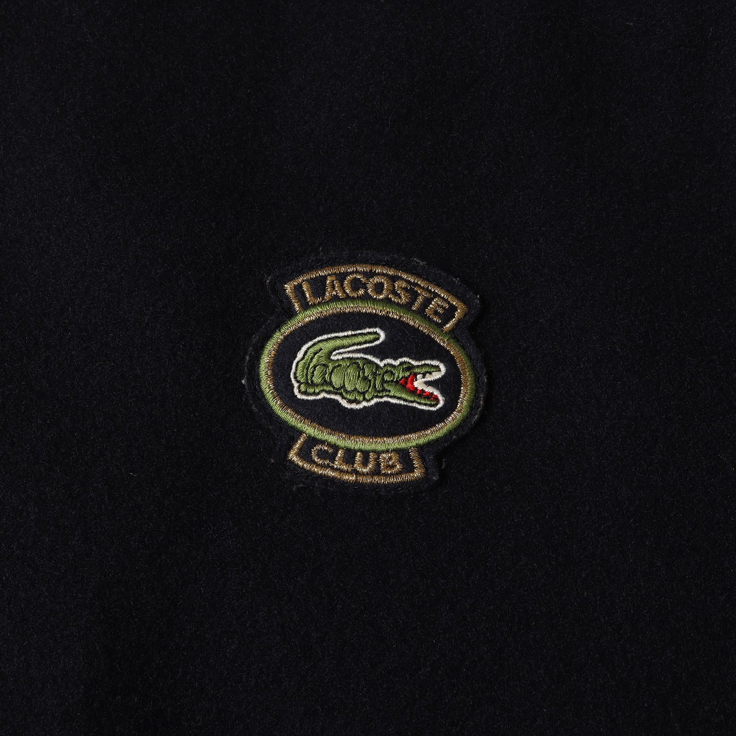 [グッドコンディション] 80s CHEMISE LACOSTE メルトン ウール スタジャン 日本製