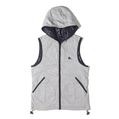 リバーシブル ナイロン フード ベスト