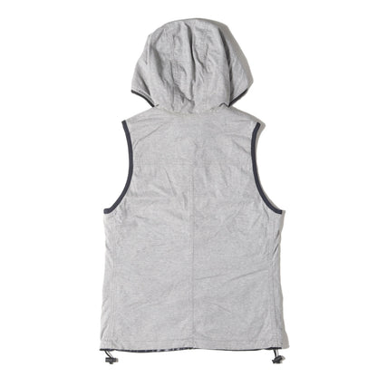 リバーシブル ナイロン フード ベスト