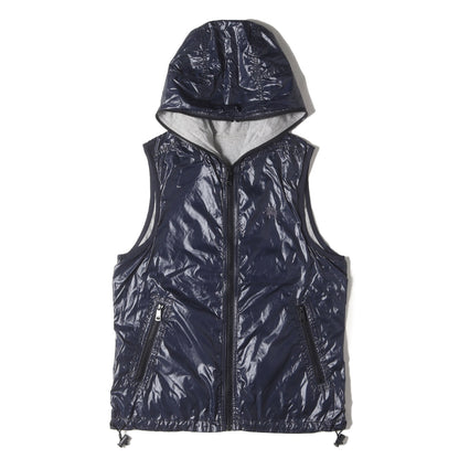 リバーシブル ナイロン フード ベスト