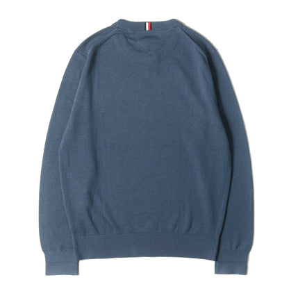 コットン/シルク クルーネック ニット(COTTON SILK BLEND CREW NECK)