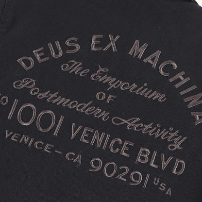 ロゴ刺繍 コットンダック ワークジャケット