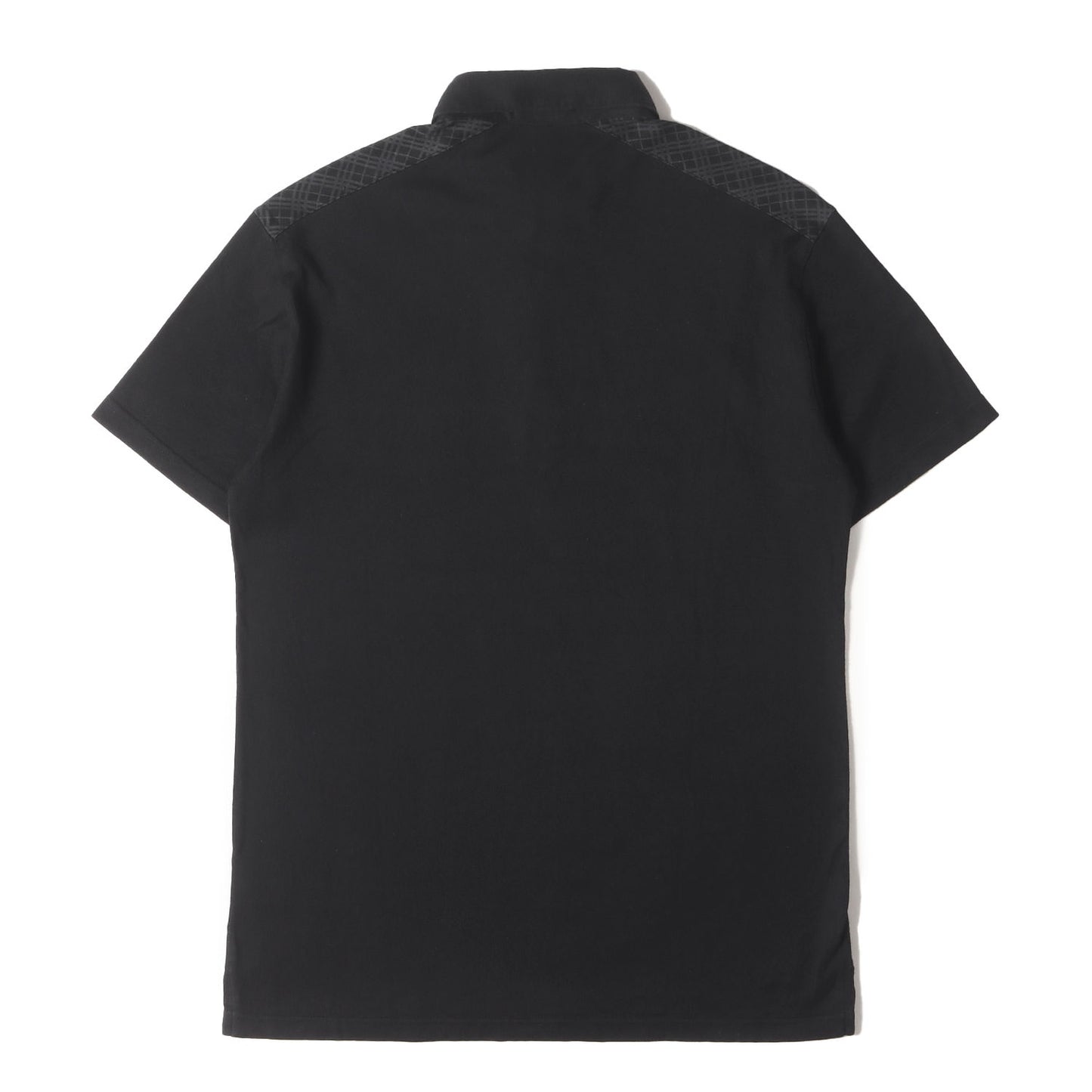 チェック切替し ボタンダウン ポロシャツ