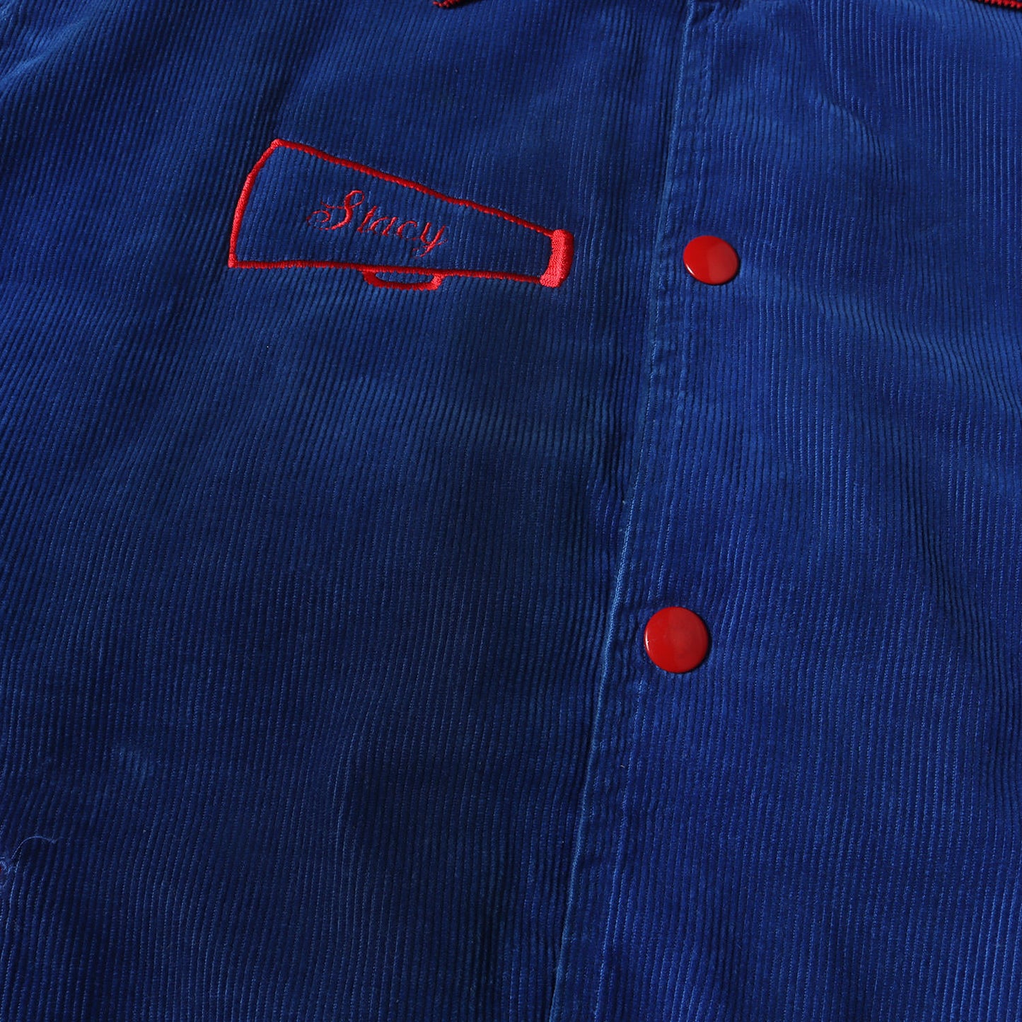 90s 両面刺繍 襟付き コーデュロイ スタジャン / USA製 Rennoc