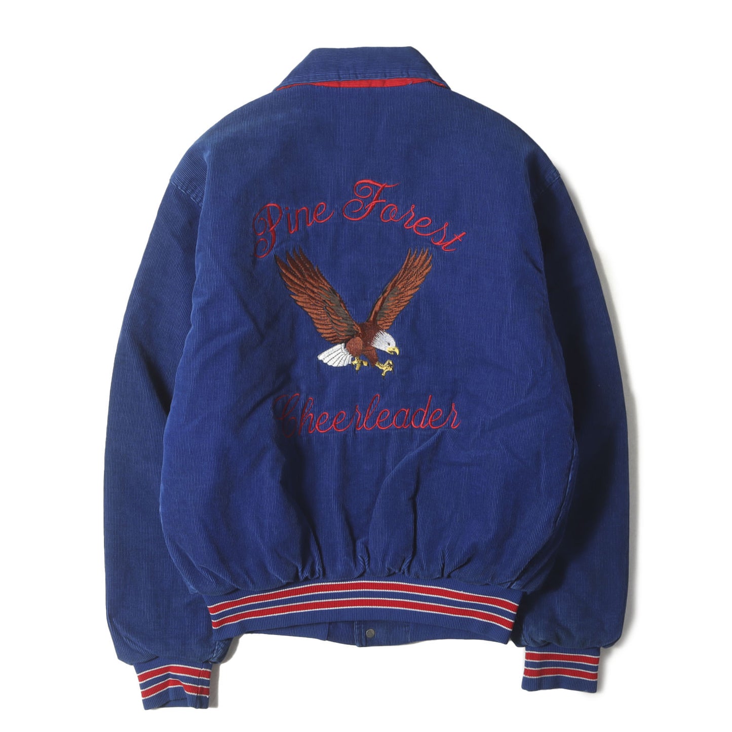 90s 両面刺繍 襟付き コーデュロイ スタジャン / USA製 Rennoc