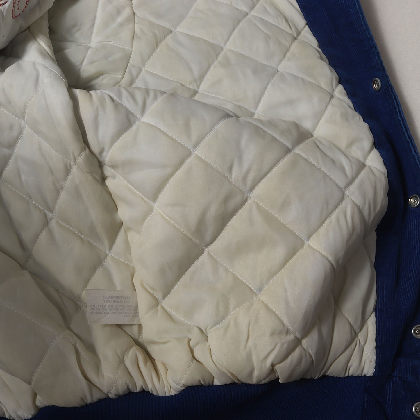 90s 両面刺繍 襟付き コーデュロイ スタジャン / USA製 Rennoc