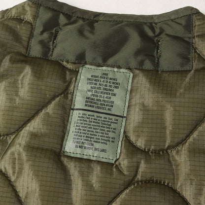 90s 米軍実物 M-65フィールドジャケット用 キルティング ライナー ジャケット