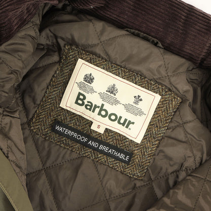 裏地キルティング ウォータープルーフナイロン ジャケット