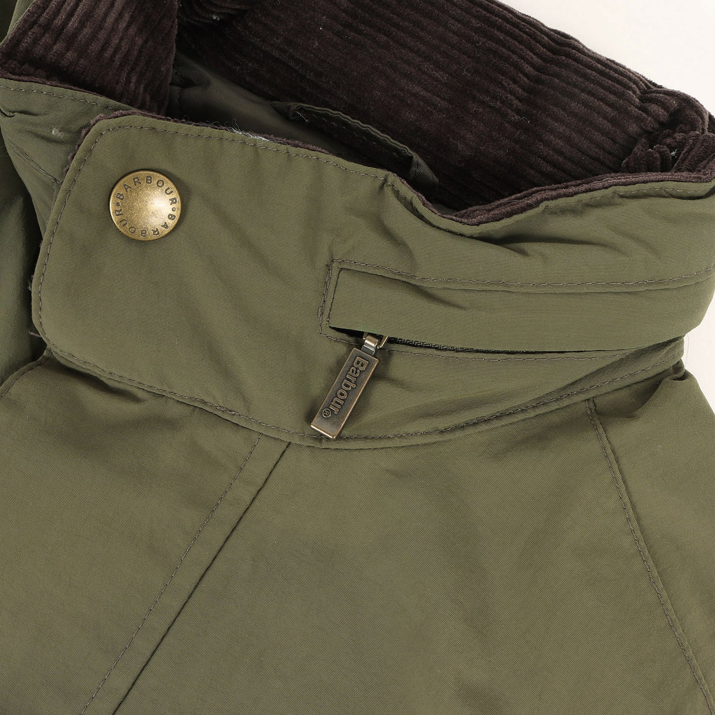 裏地キルティング ウォータープルーフナイロン ジャケット