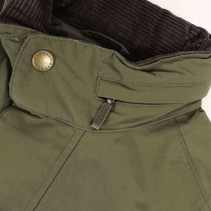 裏地キルティング ウォータープルーフナイロン ジャケット