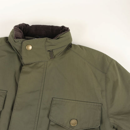 裏地キルティング ウォータープルーフナイロン ジャケット