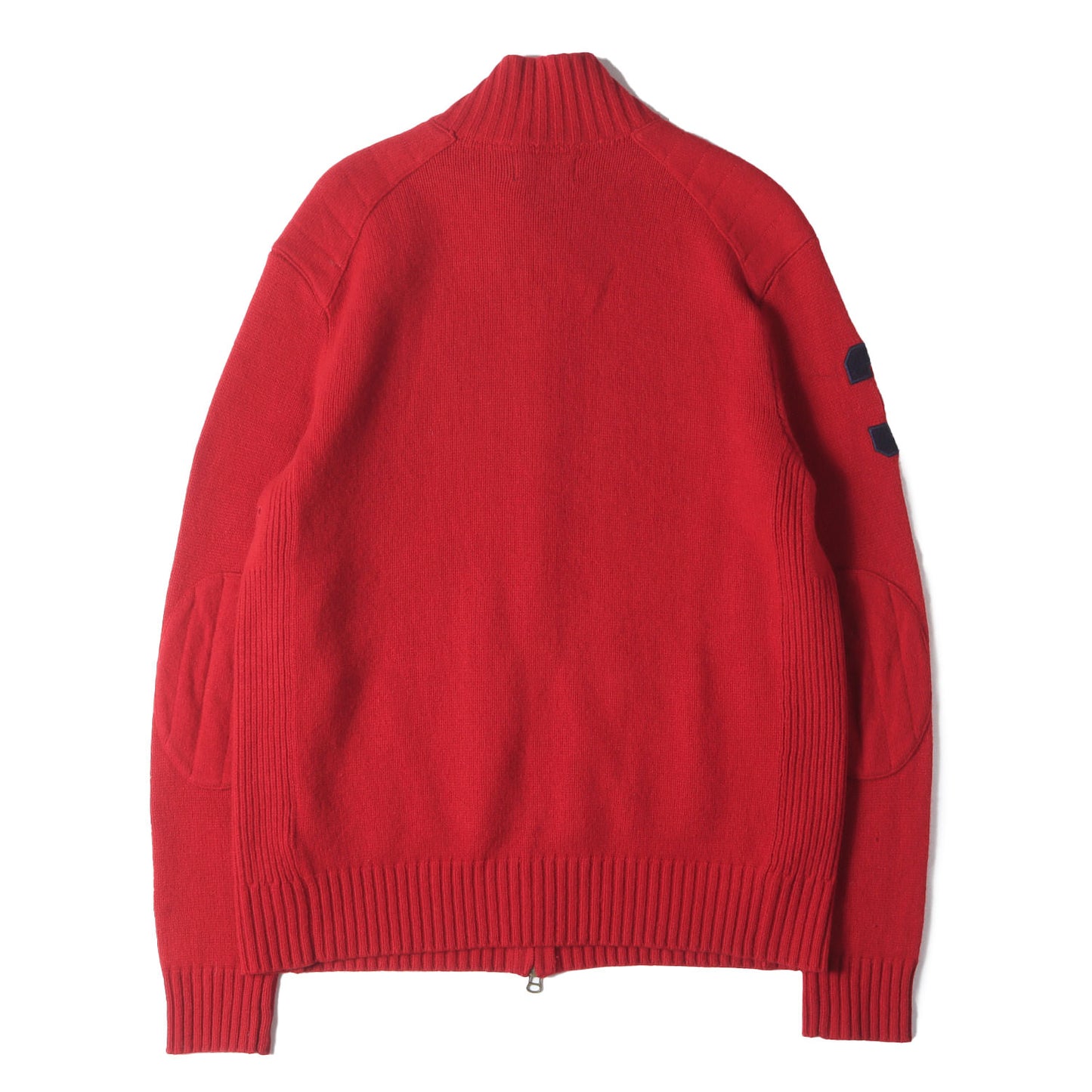 [現行モデル] ビッグポニー ダブルジップ ドライバーズ ウール ニット