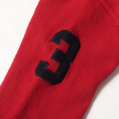 [現行モデル] ビッグポニー ダブルジップ ドライバーズ ウール ニット