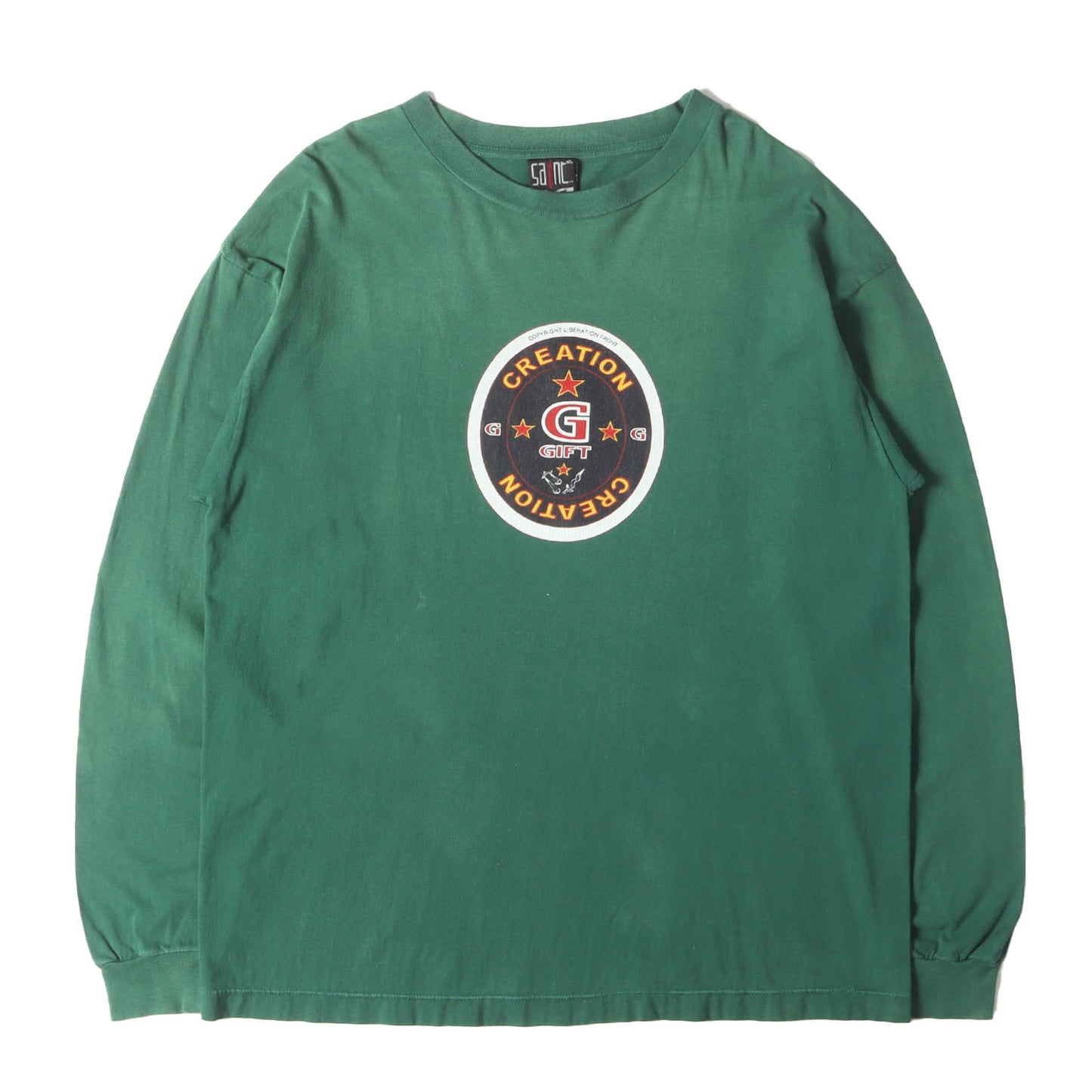 22SS ヴィンテージ加工 グラフィック ロングスリーブ Tシャツ(LE TEE / CREATION)