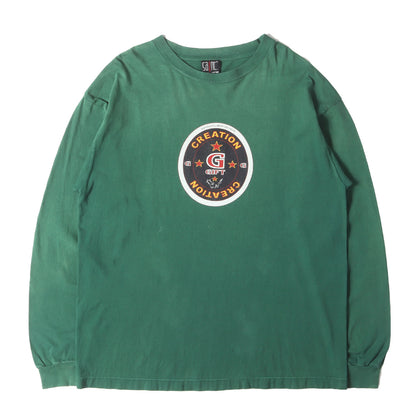 22SS ヴィンテージ加工 グラフィック ロングスリーブ Tシャツ(LE TEE / CREATION)