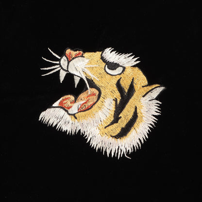 ジャパンスペシャル 虎刺繍 リバーシブル スカジャン ダウンジャケット