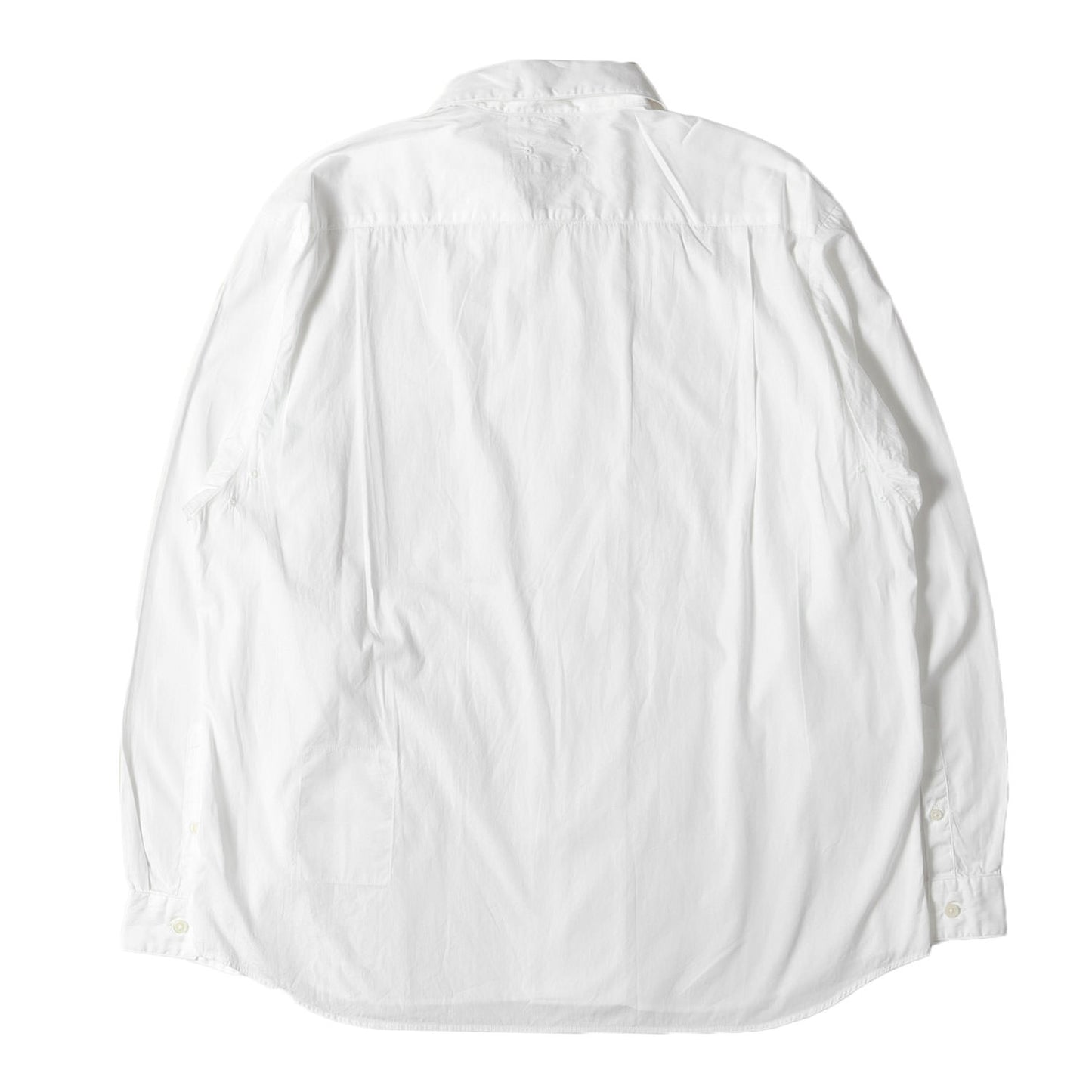 23SS ×Kvadrat デザイン ポケット コットンブロード シャツ(POCKET REGULAR COLLAR BIG SHIRT)
