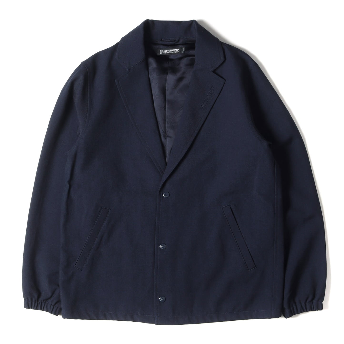 ウールサージクロス ラペル コーチジャケット(Wool Serge Lapel Coach Jacket)