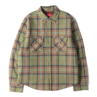 パイルライニング チェック フランネルシャツ(Pile Lined Plaid Flannel Shirt)