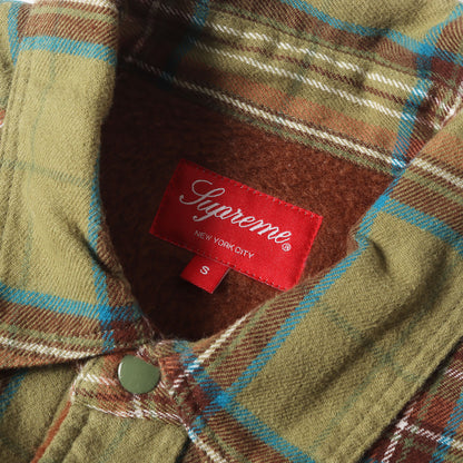 パイルライニング チェック フランネルシャツ(Pile Lined Plaid Flannel Shirt)