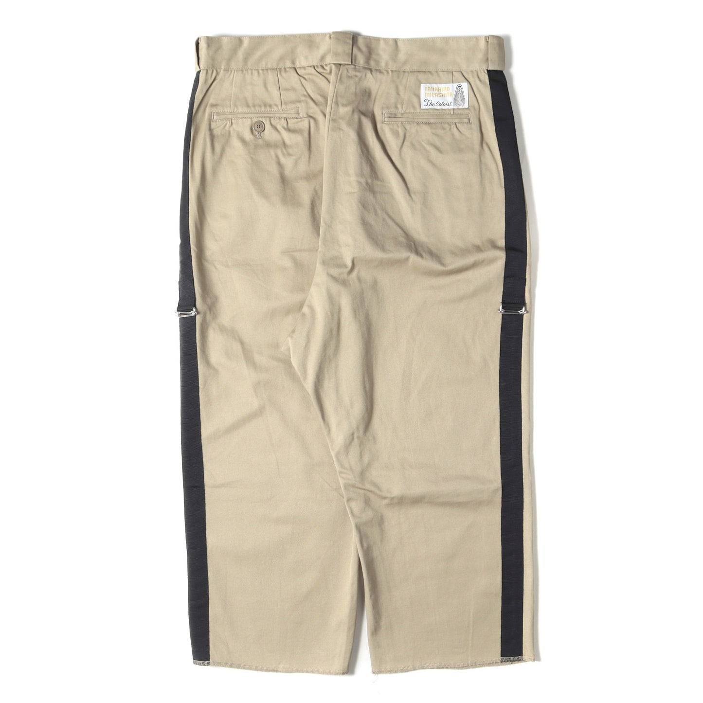 23SS ×Dickies サイドテープ付き 2タック ワイド ワークパンツ(side tape adjustable length 2 tucks work pant.)