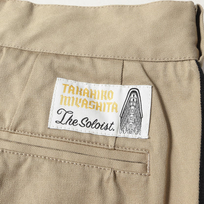 23SS ×Dickies サイドテープ付き 2タック ワイド ワークパンツ(side tape adjustable length 2 tucks work pant.)