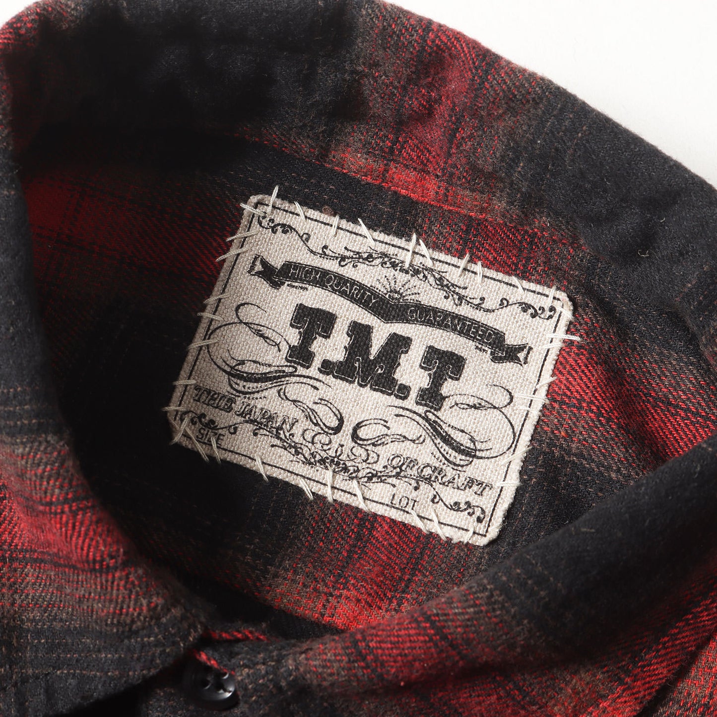 21SS オーバーサイズ オンブレチェック インサイドアウト チェックシャツ