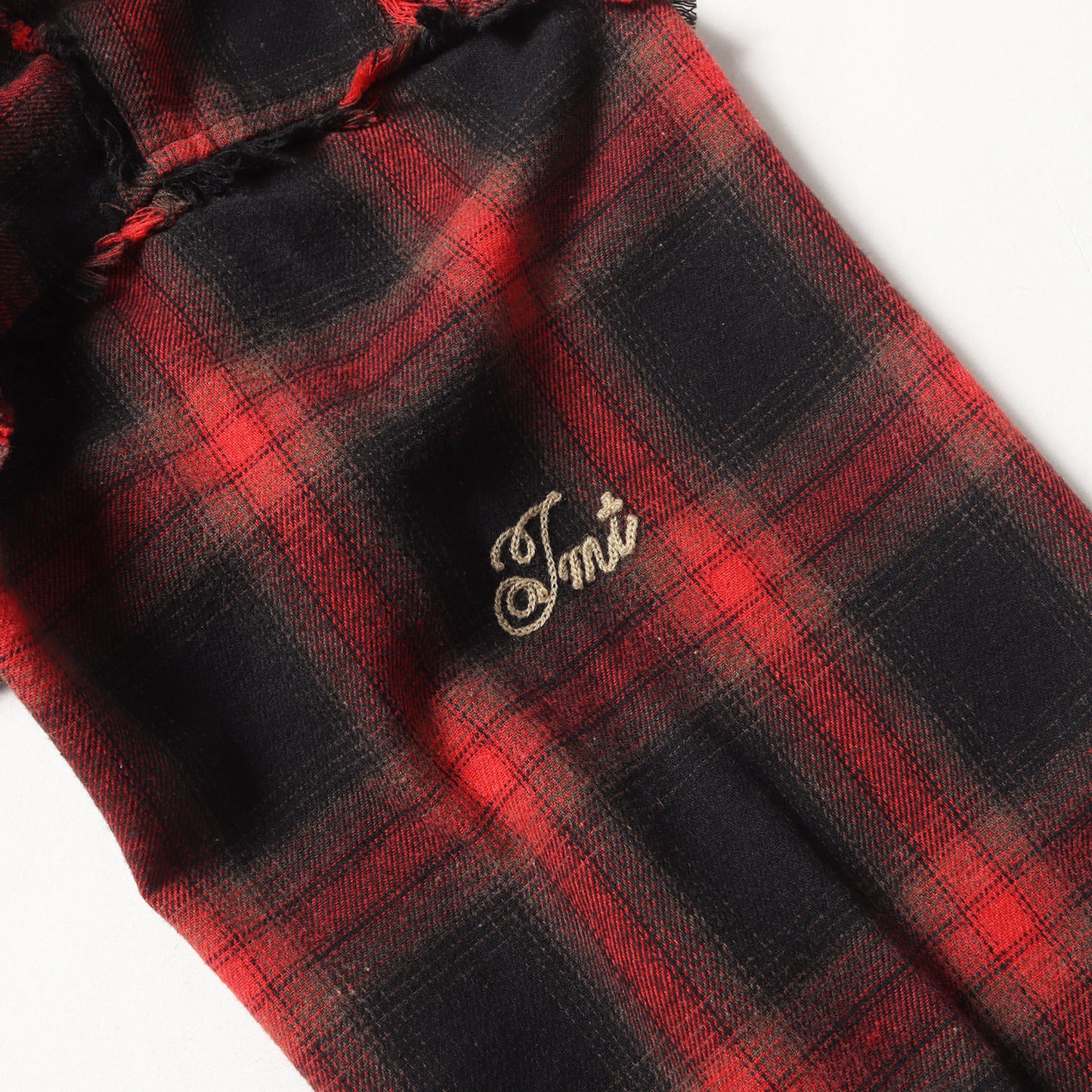 21SS オーバーサイズ オンブレチェック インサイドアウト チェックシャツ