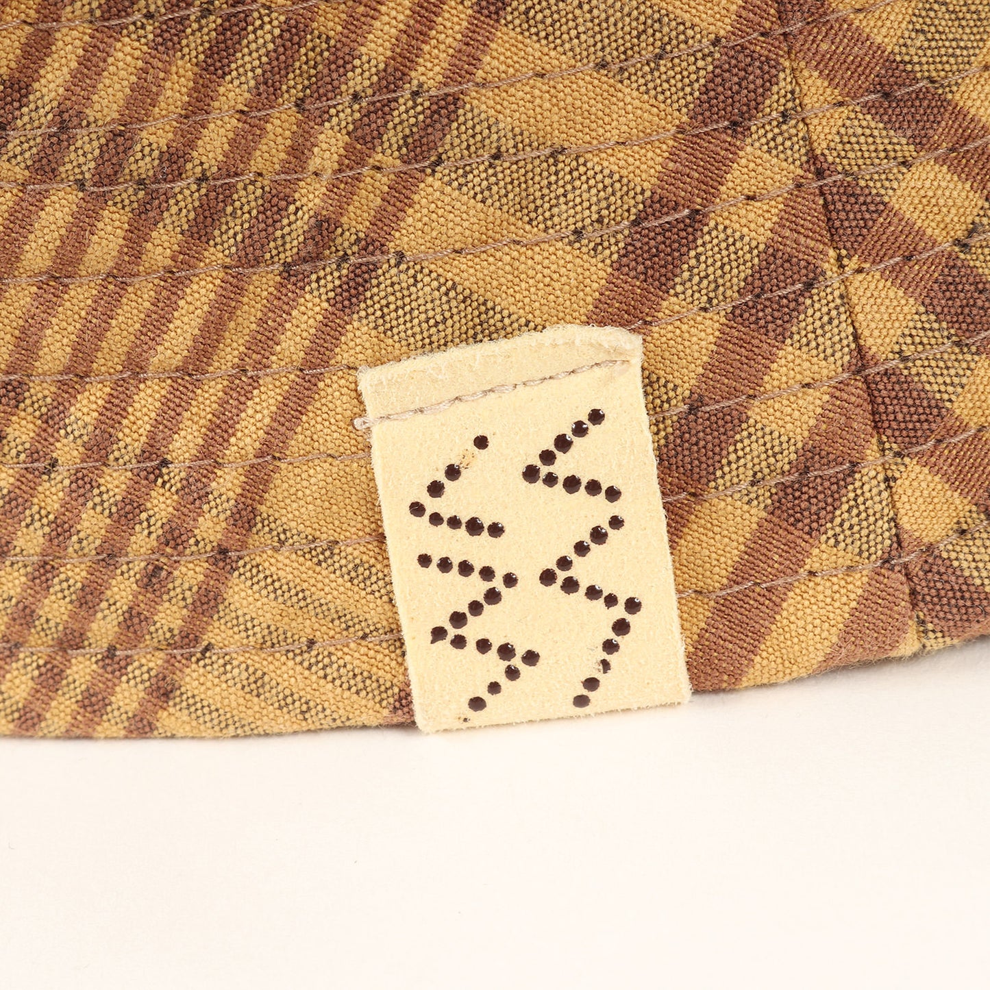 20SS チェック ドーム フラップ ハット(DOME FLAP HAT)