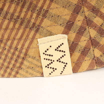 20SS チェック ドーム フラップ ハット(DOME FLAP HAT)