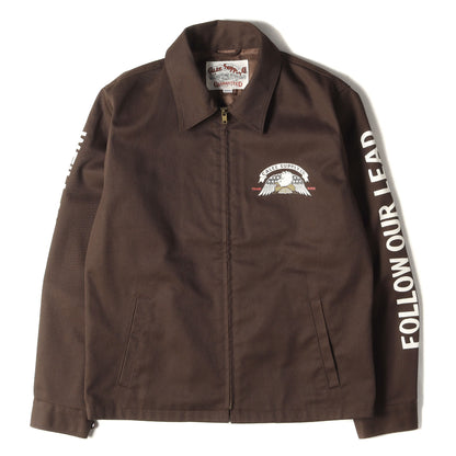 イーグルロゴ T/Cツイル スイングトップ ジャケット