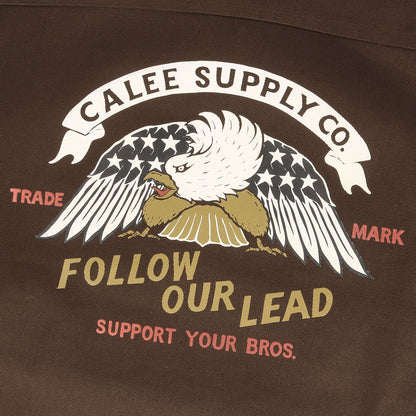 イーグルロゴ T/Cツイル スイングトップ ジャケット