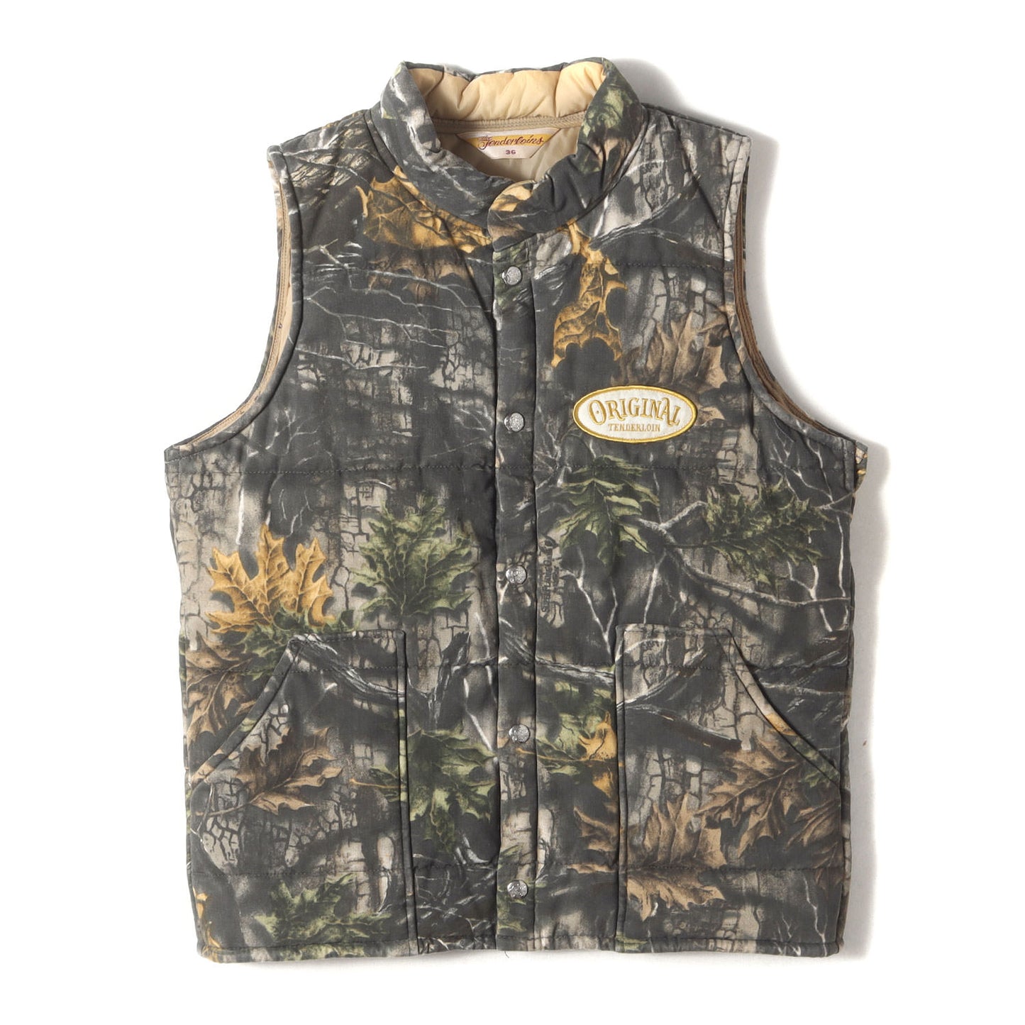 スーパーフラージュ柄 中綿 ベスト(T-NRA VEST)
